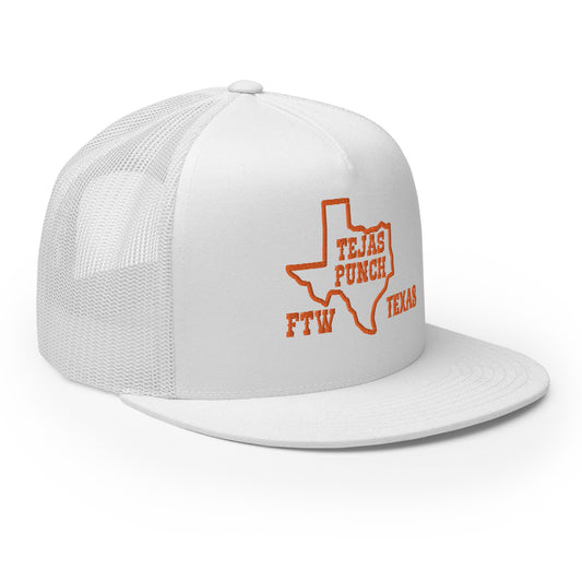 Tejas Punch Trucker Cap V3 Orange